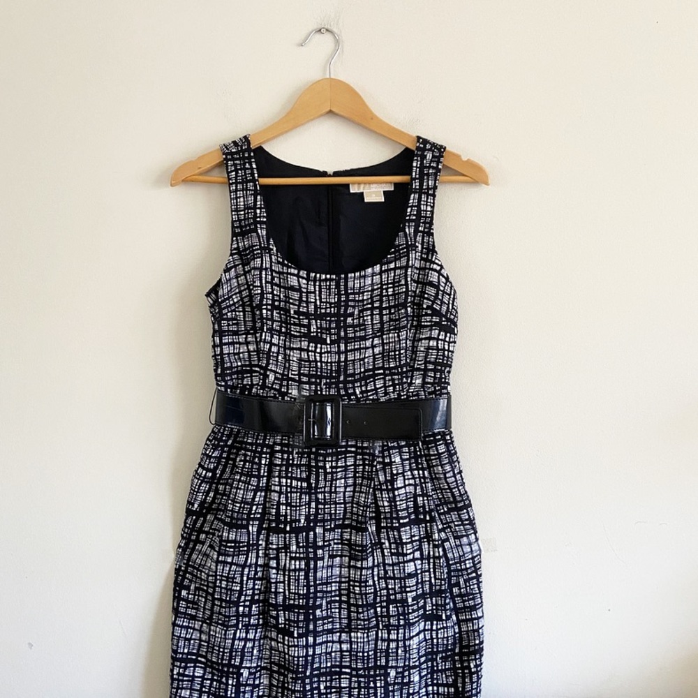 Michael Kors belted sheath dress